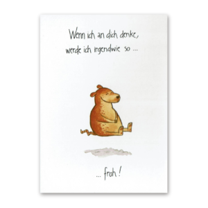 Postcard Irgendwie so froh, Sven Nordqvist