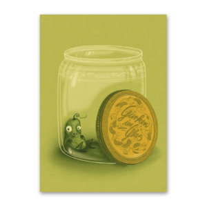 Postcard Letzte Gurke, Superfreunde