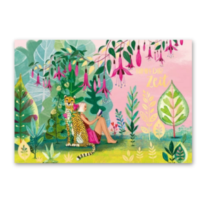 Postcard Lesende Frau, Mila Marquis