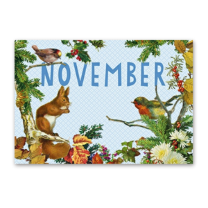 Postcard November, Carola Pabst