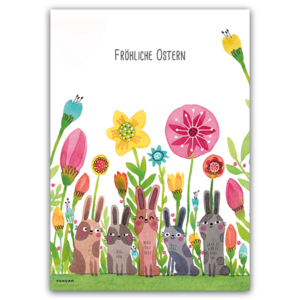 Postcard Fröhliche Ostern, Terry Runyan