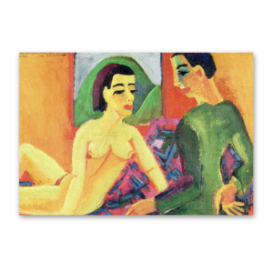 Postcard Das Pärchen, Ernst Ludwig Kirchner