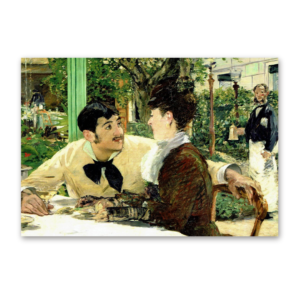 Postcard Beim Pere Lathuille, Edouard Manet
