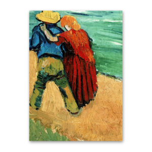 Postcard Liebespaar in Arles, Vincent van Gogh
