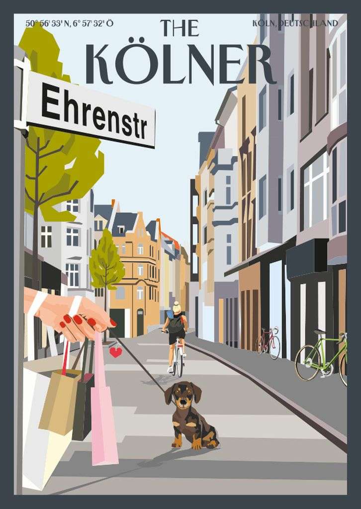 The Kölner — Dackel auf der Ehrenstraße
