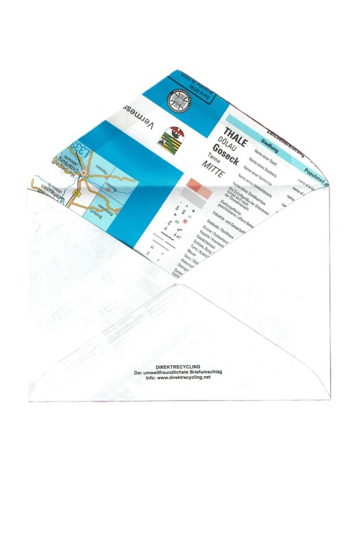 15 Recycled Map Envelopes Envelopes 