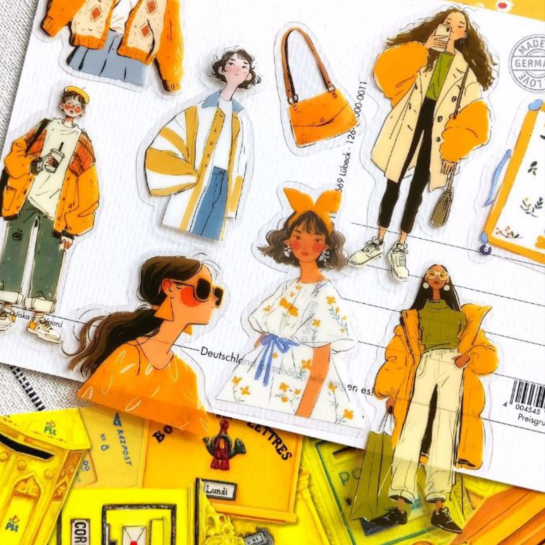 15 Sticker Bag, Color Life, Fashion Icon