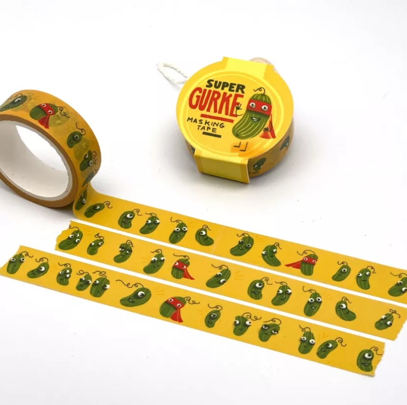 Washitape Die Supergurke, Superfreunde