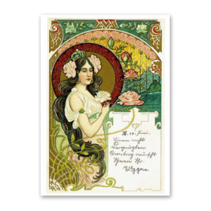 Postcard Jugendstil 1997
