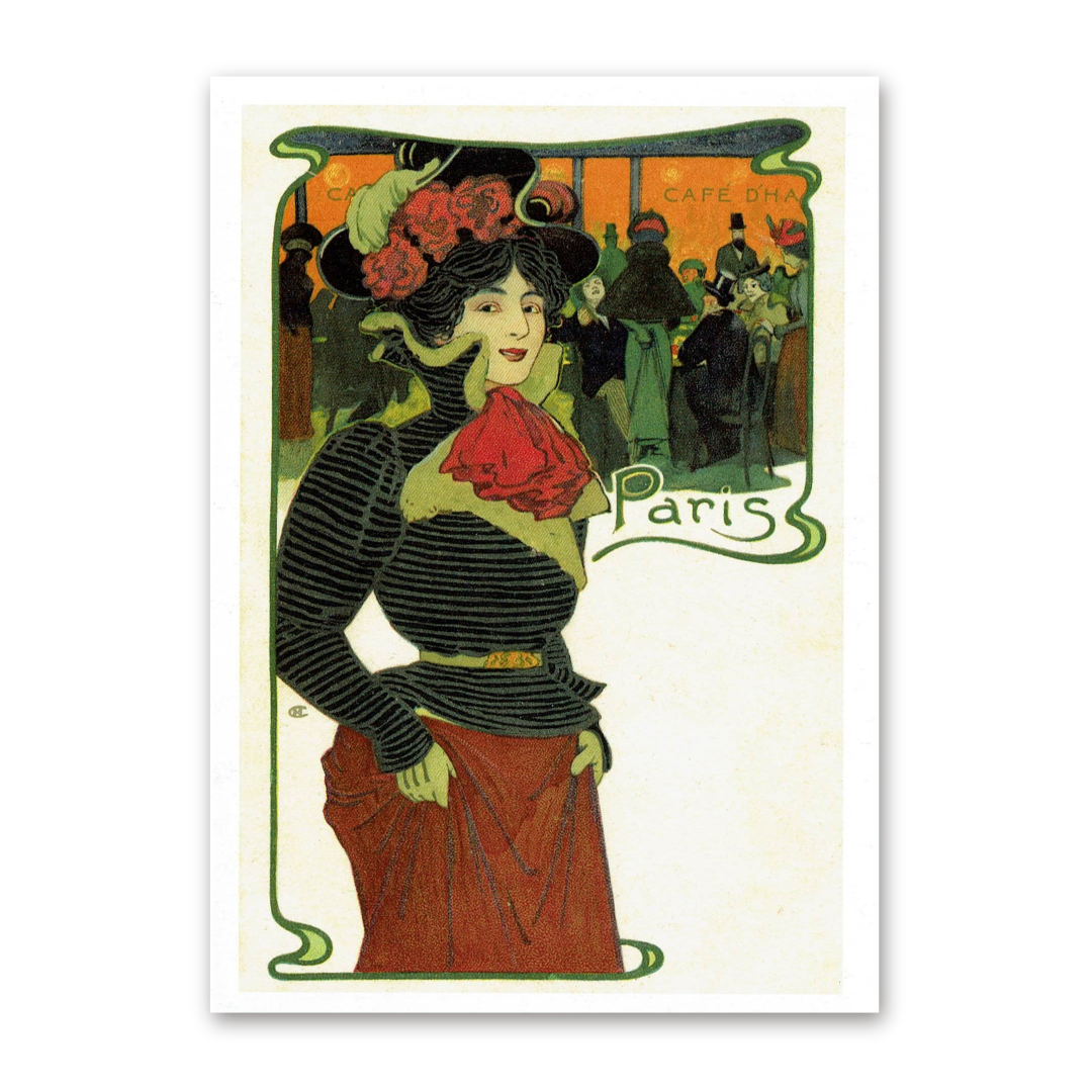 Postcard Jugendstil 1997