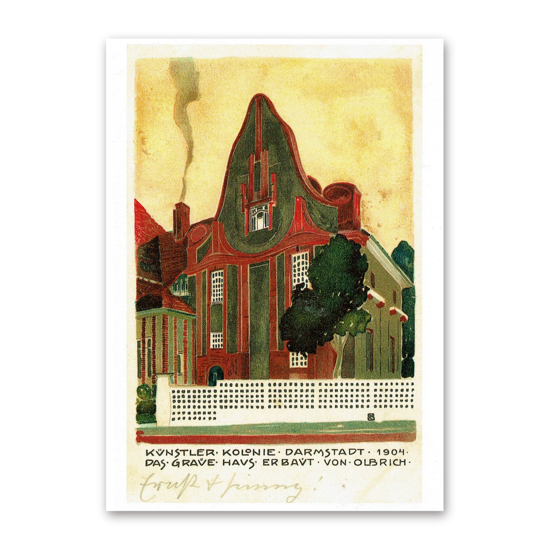Postcard Jugendstil 1997