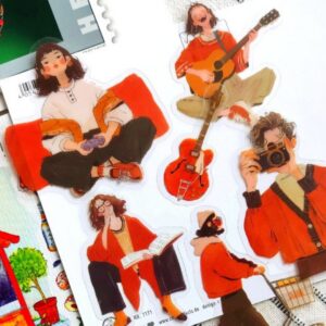 15 Sticker Bag, Color Life, Live As You Please