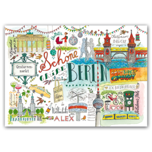 Postcard Schöne Grüße aus Berlin, Jiska de Waard