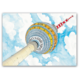 Postcard Berlin Fernsehturm, Jiska de Waard