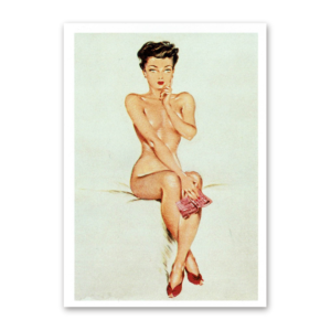 Postcard Retro Pin-Up, Tushita