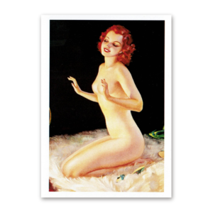 Postcard Retro Pin-Up, Tushita