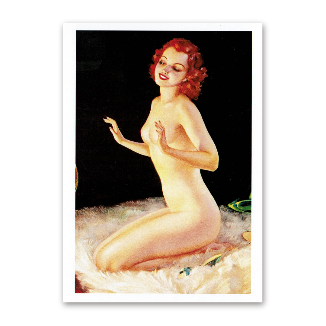 Postcard Retro Pin-Up, Tushita
