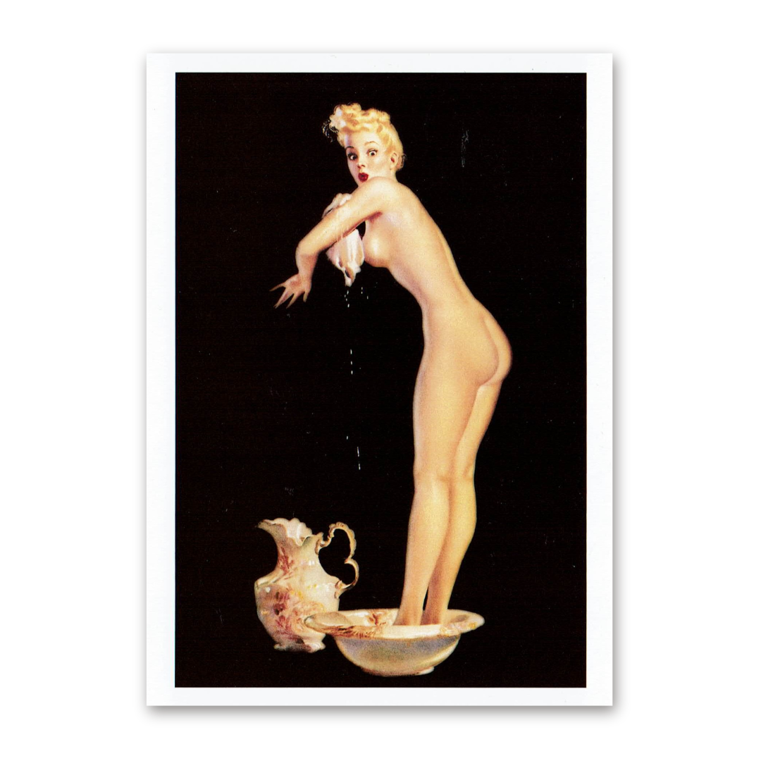 Postcard Retro Pin-Up, Tushita