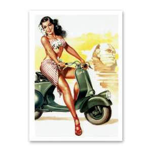 Postcard Retro Pin-Up, Tushita