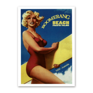 Postcard Retro Pin-Up, Tushita