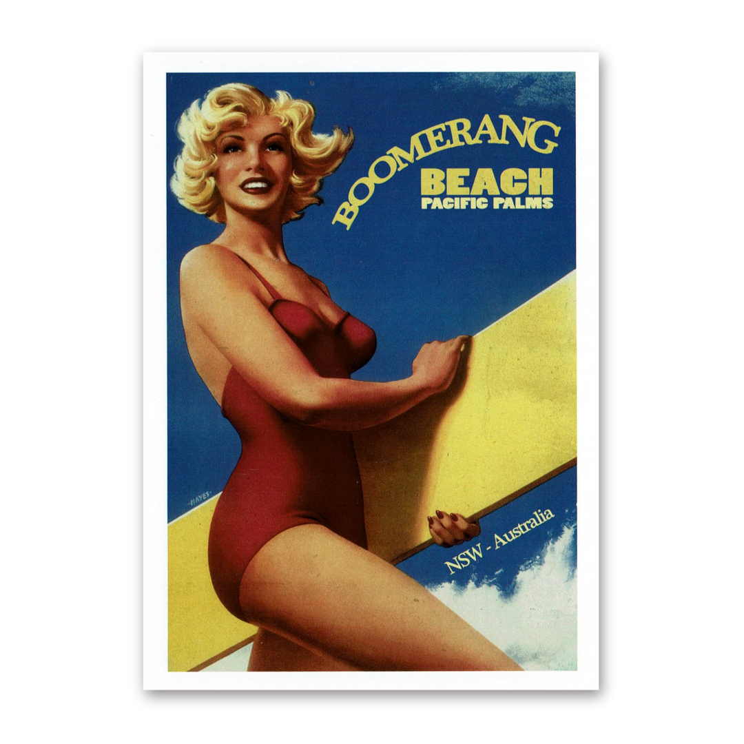 Postcard Retro Pin-Up, Tushita