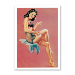 Postcard Retro Pin-Up, Tushita