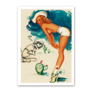 Postcard Retro Pin-Up, Tushita