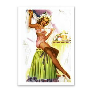 Postcard Retro Pin-Up, Tushita