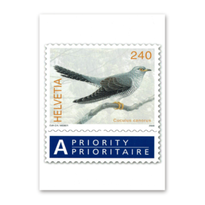 Postcard Animals on Swiss Postage Stamps