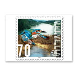 Postcard Animals on Swiss Postage Stamps
