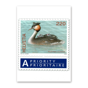Postcard Animals on Swiss Postage Stamps