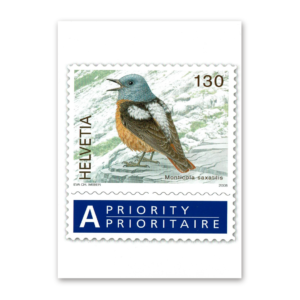 Postcard Animals on Swiss Postage Stamps