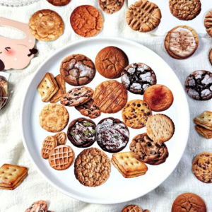 20 Stickers Bag, Crunchy Cookies