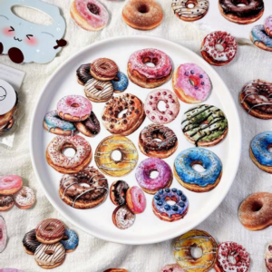 20 Stickers Bag, Fluffy Donuts