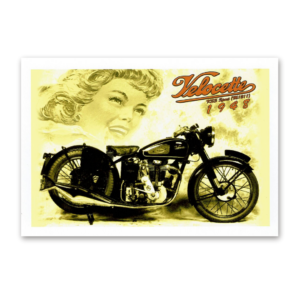 Postcard Retro Motorcycles, Tushita
