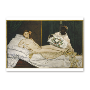 Postcard Olympia, Edouard Manet