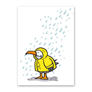 Postcard Regenmöwe, Gernot Gunga
