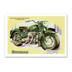 Postcard Retro Motorcycles, Tushita