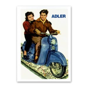 Postcard Retro Motorcycles, Tushita