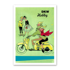 Postcard Retro Motorcycles, Tushita