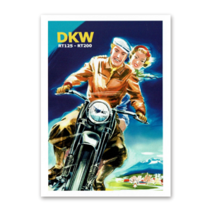 Postcard Retro Motorcycles, Tushita