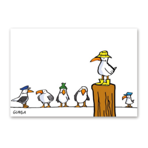 Postcard Emma und Freunde, Gernot Gunga