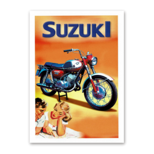 Postcard Retro Motorcycles, Tushita