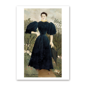 Postcard Portrait de Femme, Henri Rousseau