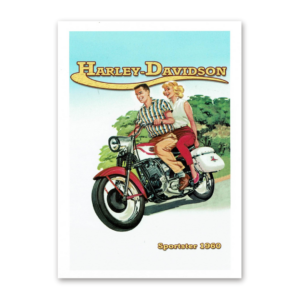 Postcard Retro Motorcycles, Tushita