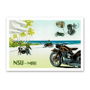 Postcard Retro Motorcycles, Tushita