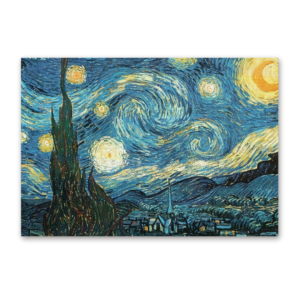 Postcard Sternennacht, Vincent Van Gogh