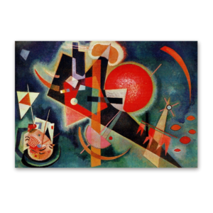 Postcard In the Blue, Wassily Kandinsky