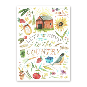 Postcard Wildflower Picnic, Katie Daisy