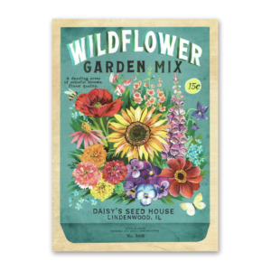 Postcard Wildflower Picnic, Katie Daisy